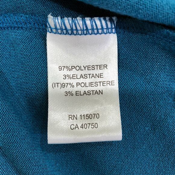 Nina Leonard Dolce Turquoise Blue Cardigan Grandmacore with Pockets Medium - Picture 7 of 8